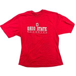 Vintage Cadre Ohio State Buckeyes Football T-Shirt Men's XL Red Short Sleeve